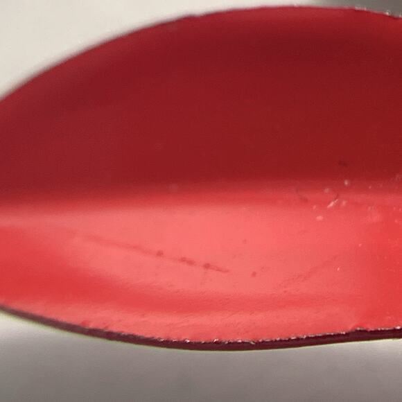 Vintage 1960s Brooch Red Green Enamel Flower  Mid Century Mod Retro Kitschy Pin - Picture 12 of 13